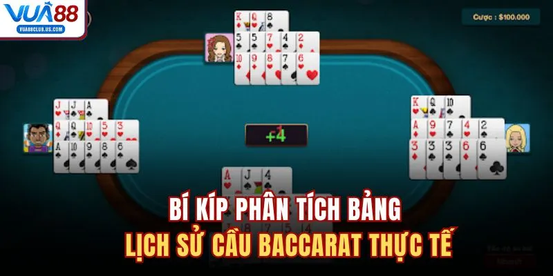 Bí kíp phân tích bảng lịch sử cầu baccarat thực tế