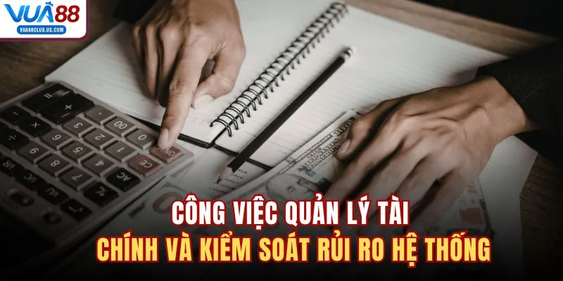 Công việc quản lý tài chính và kiểm soát rủi ro hệ thống