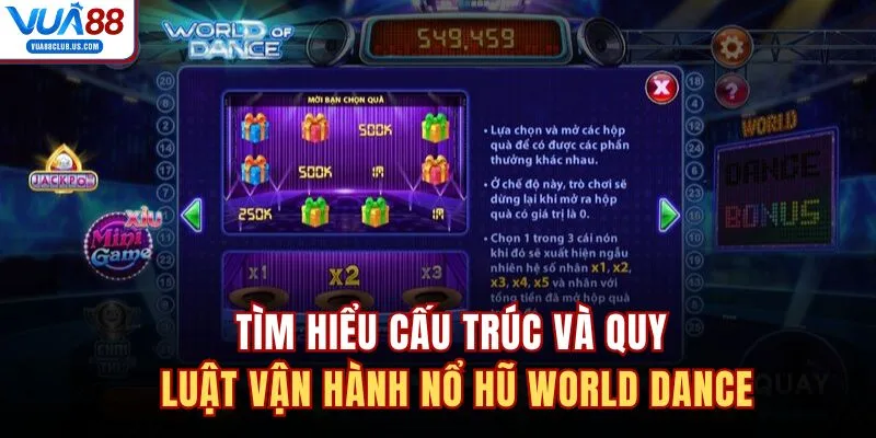 Tìm hiểu cấu trúc và quy luật vận hành nổ hũ World Dance 